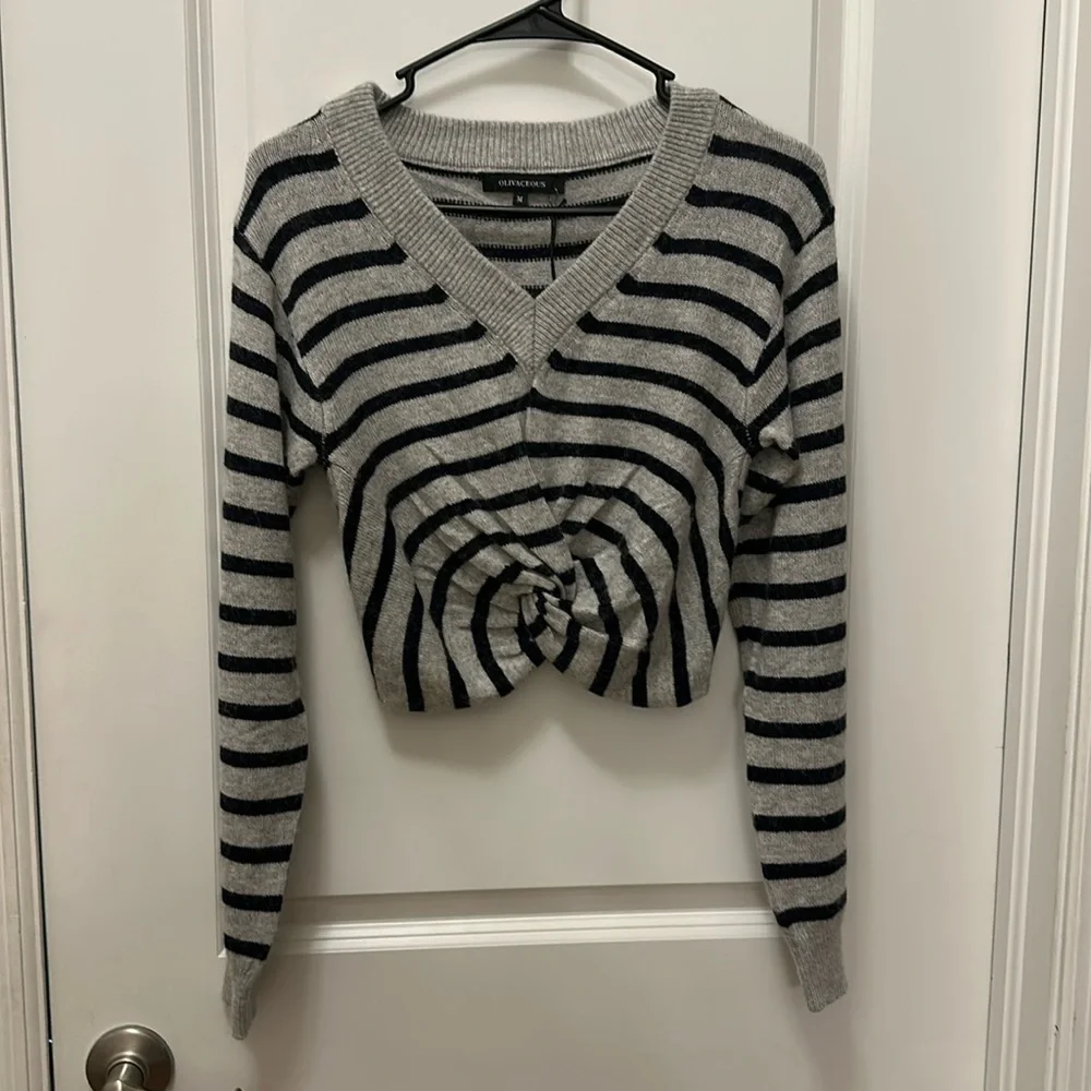 NWT Olivaceous Crop Sweater - Medium - Picture 1 of 5